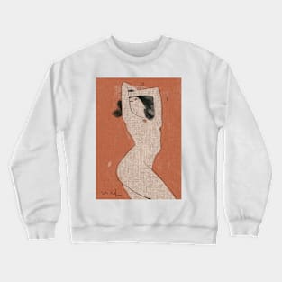 Girl nude Crewneck Sweatshirt